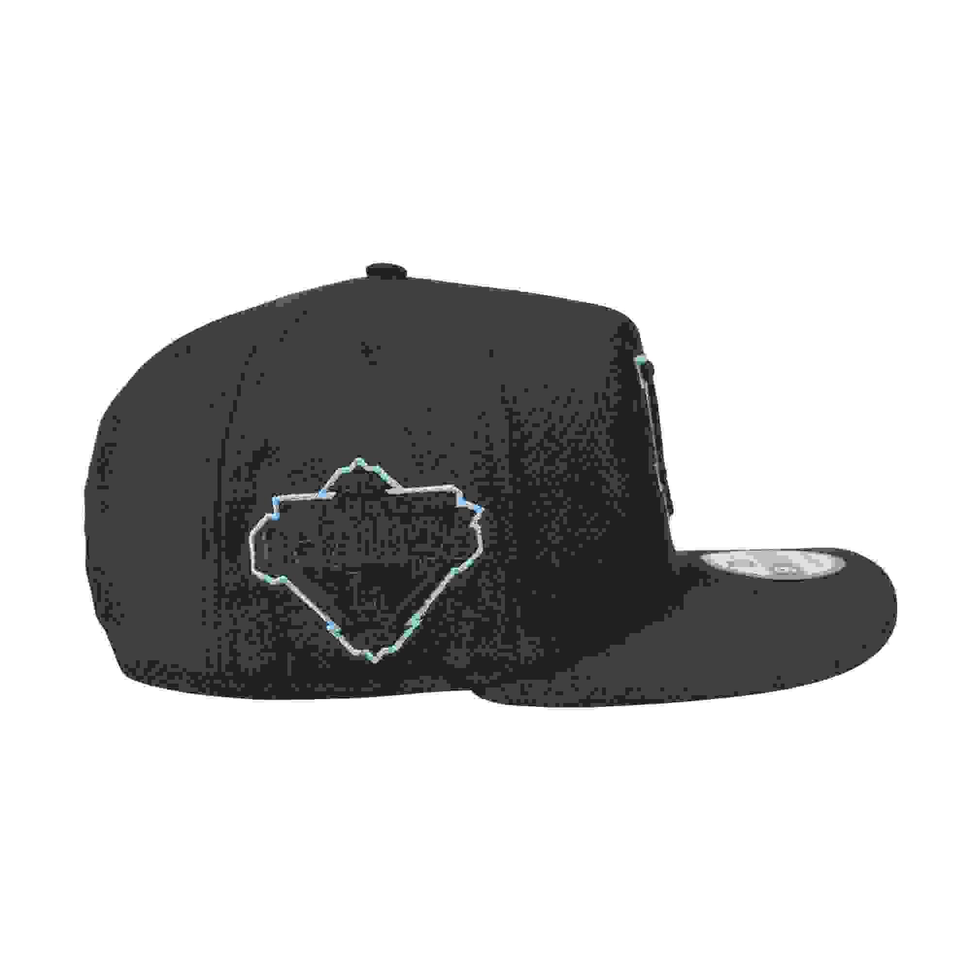 New Era Los Angeles Dodgers 9FIFTY A-Frame Outline Black/Blue Snapback Hat